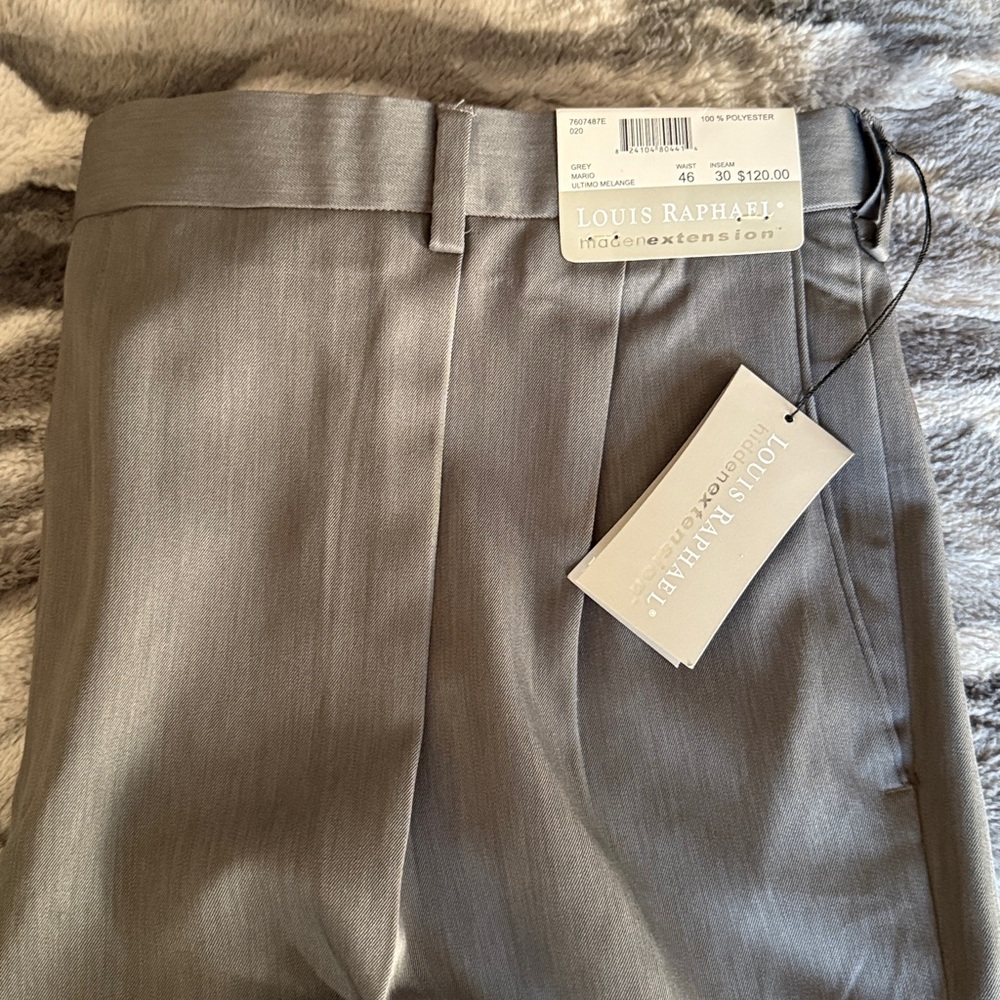 Louis Raphael Silver Dress Pants - Picture 3 of 6